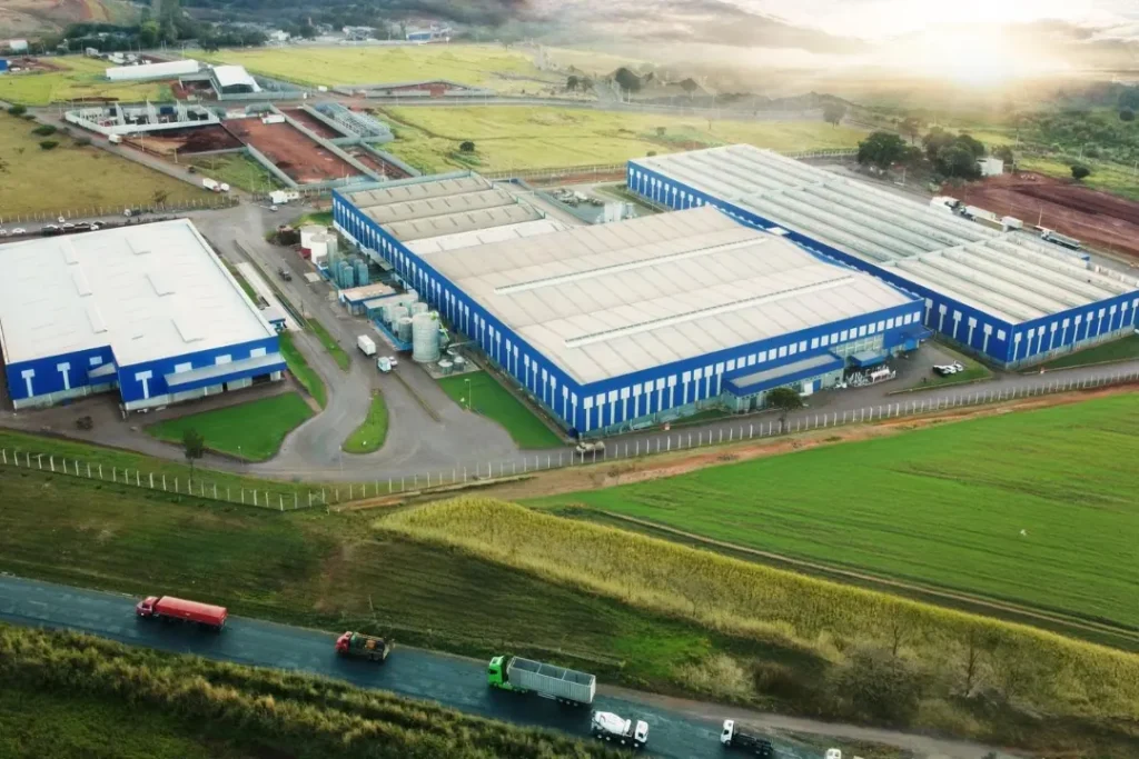 Fábrica da Start Química vista de cima